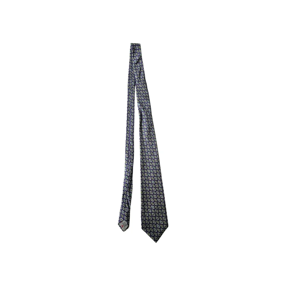 TURNBULL & ASSER For Neiman Marcus Graphic Silk Tie